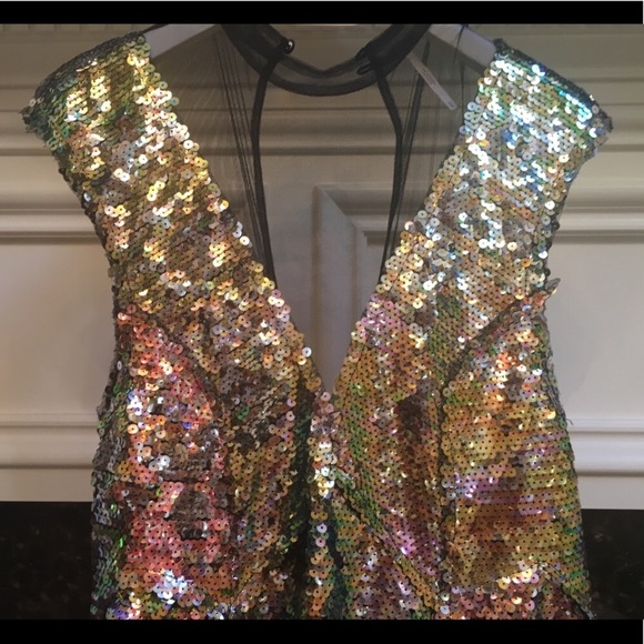 Free People Sequined Dress Sz.S - Picture 7 of 8